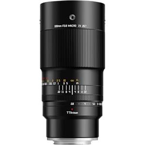 TTArtisan Obiettivo Macro 100mm F2.8 per Fujifilm X - Corpo in Metallo, Ideale per Fotografia Macro e Ritratto
