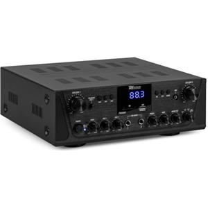 Power Dynamics Amplificatore 2x100 W Bluetooth, Radio Fm, Regolazione volume separati.
