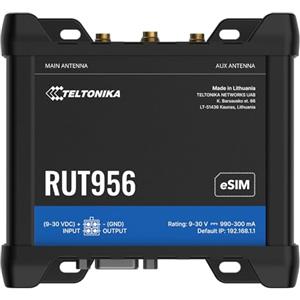 Teltonika RUT955 LTE 4G Router, Nero, 80 x 106 x 46 mm