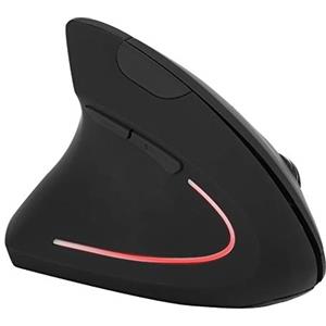 CCYLEZ Mouse per mancini, mouse ottico verticale ergonomico USB wireless a 2,4 GHz per PC Laptop