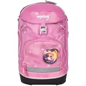 ergobag Prime Zaino Scolastico elementare per Bambini, Idrorepellente, ergonomico, 20 litro, 1100g Magic CloudBear - Pink