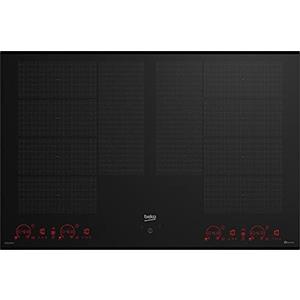 Beko HII88810NTI Piano Cottura ad Induzione 8 Zone da 80 cm Nero (Ricondizionato)