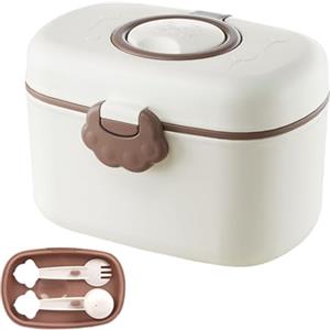 Generico Contenitore Per Latte In Polvere,Porta Latte per | Portatile Ermetico Per Alimenti Ideale Per Casa Asilo Cucina Viaggi Attività All'aperto