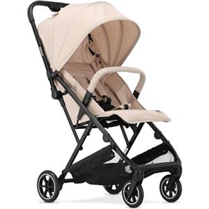 Deryan Easy, Passeggino 0+ mesi-22 kg, Passeggino leggero con chiusura intelligente e compatta, Cappottina estensibile con trattamento antipioggia UV50+, regolabile, Poggiagambe, Torrone