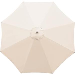 Earnmore Telo di ricambio per ombrellone da giardino (2m/3.0m) Baldacchino Di Ricambio Ombrellone per 6 Braccia/8 Braccia, Copertura per Ombrellone In Tessuto Di Ricambio， per Ombrellone Da Giardino Piscina