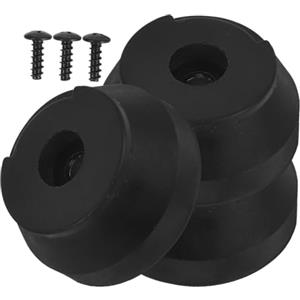 Veemoon Punte Antiscivolo per Bastoni da Passeggio 3 Pezzi in Gomma, Accessori per Stampelle Treppiedi, Supporto Stabile per Uso Interno ed Esterno, Adatte per Anziani e Deambulatori