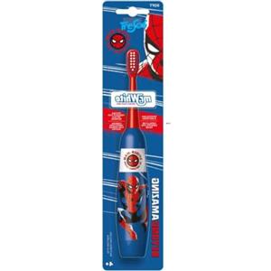 Generico Mr White Jr Spazzolino Elettrico per Bambini realizzato per Spider-Man Marvel, Setole Morbide, 4+anni, Blu e Rosso