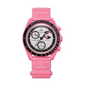 Swatch Orologio da Polso Moonswatch Omega x Mission to the Pink Moonphase