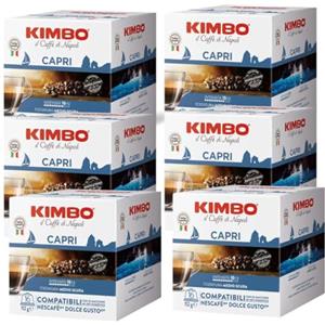 Kimbo Le Meraviglie del Gusto Capsule di Caffé Capri, Compatibile con Nescafé Dolce Gusto, (96, CAPRI)