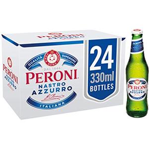 Peroni Bottiglie Lager di Nastro Azzurro, 24 x 330 ml