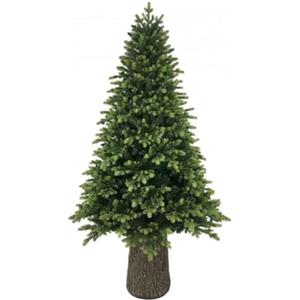 XONE Albero di Natale 210cm - MOD. DARSY Verde - Effetto Real Touch - Rami PE+PVC