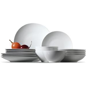 Thomas Loft Weiss Set n. 5 - Servizio di stoviglie, 16 pezzi, colore: bianco