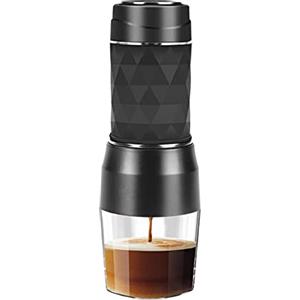Oikabio Macchina per caffè espresso Capsula Mano Macchina da caffè Macinato Macchina da caffè portatile Fit Capsule di caffè in polvere