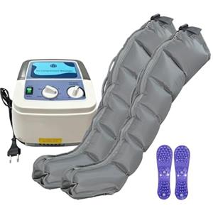 vanenferse Massaggiatore Compressione D'aria Per Vitelli, Elettrico Body Pressoterapia Massagg Gambe E Pancia, Macchina Per Pressoterapia a Casa, Pressoterapia Linfodrenaggio (6 Cavity, both lower limbs)
