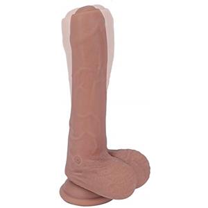 GLORYSAT -21Cm Ḋḭlḓỏ Vibratóre Morbido Reale Di Silicone con Ventosa ????Éne Realistico Vibratóri con Telecomando Sessuali ????Er Donna King Cǒck