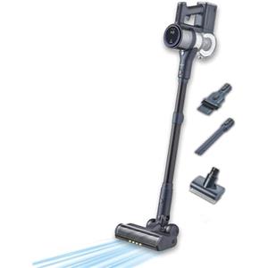 Severin S-Power Olymp Pro Pet & Car, Aspirapolvere Senza Fili Professionale, 30.000 PA, Potenza 400W, Autonomia 60 Min, Speciale Peli Animali e Auto, Display LED, 5 Accessori, Blu/Metallic, HV 7196
