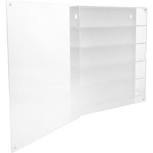 TOYANDONA Vetrina e Organizzazione Trasparente a 5 Strati in Acrilico Scomparti Multipli per Esposizione da Parete di Modellini Giocattolo e Action Figures per Stanze Hobby