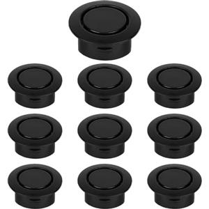 Fukaisu 10pz Tappi Fori Paraurti dell'Auto per Fori Sensore Parcheggio, Impermeabile Anti-Polvere Copri-Tappi del Paraurti Posteriore Accessori Universali per Auto (Nero)
