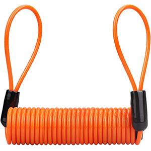 Oxxggkao Antifurto Corda in Acciaio Cavo Molla Cavo Bicicletta Lucchetto Moto Scooter Bici Corda Molla Filo Promemoria Moto Sicurezza Disco Disco Promemoria