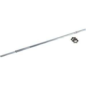 Toorx GPower, Toorx Bilanciere cromato 215 cm chiusura a vite BCV-215 Unisex-Adulto, Nero, 219x8x8