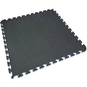 Gana Sport Kit 9 Tatami ad incastro Per Palestra 100x100x4 cm - Con Cornice Perimetrale - Tappetini Judo - Nero - Grigio Materassino per Palestra, Workout, Ginnastica - Protezione per Pavimenti