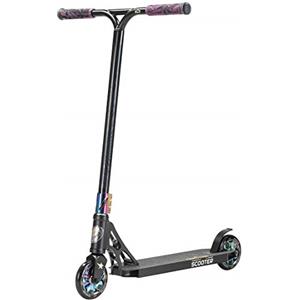 STAR SCOOTER Freestyle Stunt Scooter professionale Monopattino per adulti e bambini da 8 anni | HIC 120mm Pro | Nero Cromo