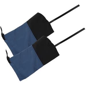 OFFIGAM Ghette da Neve Impermeabili e Antivento da Trekking Ganci Metallici, Scaldamuscoli da Escursionismo Resistenti all'Usura, Protezioni per Ciaspole e Coprigambe da Campeggio M Blu,