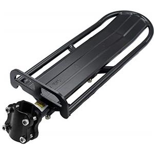 XQK Portabiciclette Alluminio Bagaglio Portapacchi Bici, Posteriore Porta Rack Regolabile Portapacchi Seggiolino Bicicletta MTB Portapacchi Cargo Bicicletta Accessori,10 kg Portante