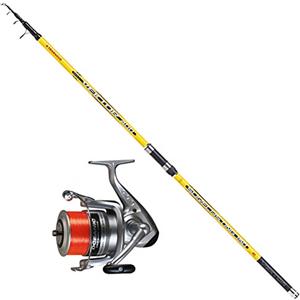 AGC Kit SURFCASTING TRABUCCO: Canna Vektor 4,20 m 150 Gr + Mulinello Oceanic 8000
