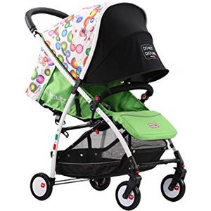 Baciuzzi, passeggino leggero, pieghevole, compatto con chiusura lampo semplice e pratica ad una mano, passeggino accessoriato, traspirante, BX Neve