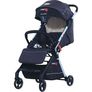 Baciuzzi, Passeggino Compatto con Chiusura Automatica a Scatto e Ruote Ammortizzate, BS Baby Blue