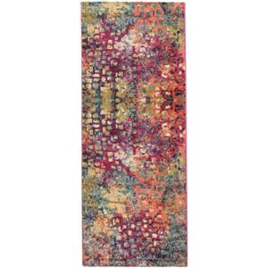 RugVista Davina, Tappeto, Moderni, 80 x 200 cm, Rettangolare, Pelo medio, Soggiorno, Sala da pranzo, Camera letto, Cucina, Corridoio, Lavabile solo a secco, Multicolore