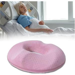 OXFUZZ Cuscino Antidecubito per Anziani, Ciambella Cuscino Sedia Memory Foam, Anello Della Sede Del Coccige, Cuscino per Seduta Ortopedico per Casa, Auto, Ufficio C