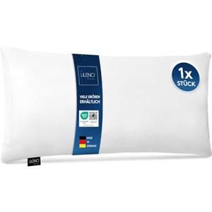 LILENO HOME Cuscino in microfibra 40 x 80 cm (imbottitura 450 g), lavabile fino a 95 gradi con cerniera, cuscino 40 x 80 cm come imbottitura per cuscino da letto, cuscino decorativo