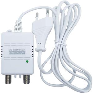 3B Elettronica Alimentatore switching da interno con 1 uscita, amplificatore antenna tv 6090N AS470F