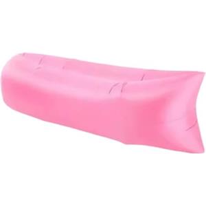ENEN Divano Gonfiabile Portatile, Divani Gonfiabili Divano ad Aria Impermeabile e Anti-Perdite Inflatable Sofa per Viaggi Campeggio Piscina Giardino Festa in Spiaggia (Rosa,Taglia unica)
