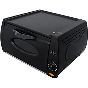 Monster Shop KuKoo - Mini Forno Tandoori Elettrico Fornetto per Pizza Piadine Panini con Piastra Superiore Anti Aderente per Ricette orientali Capacità 13L 2100W