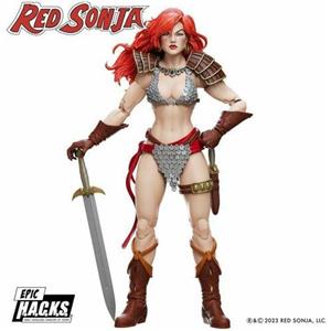Boss Fight Studio Red Sonja - Figura d'azione Epic H.A.C.K.S. Alta 10-15 cm con Accessori
