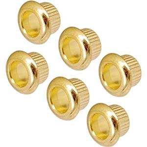 Amagogo Set di 6 Boccole per Accordatori Meccanici Chitarra, d'oro, come descritto