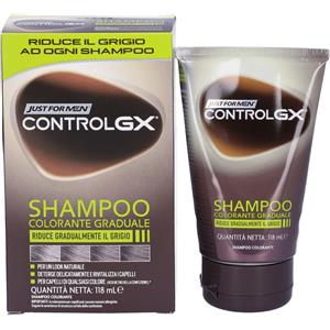 COMBE ITALIA Srl Just for Men, Control GX Shampoo Colorante Graduale, 118 ml