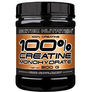 Scitec Nutrition 100% Creatine Monohydrate - Vegan - 3 g per porzione - Incremento delle prestazioni per allenamenti ad alta intensità - 300 g, non aromatizzato