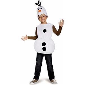 Disguise Disney Costume Olaf Classico Bambini, Vestito Ufficiale Disney Frozen Bambini Taglia S