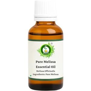 R V Essential Olio essenziale di melissa puro- 30ml (1.01oz) Melissa Officinalis (100% Puro e Naturale Steam Distilled) Pure Melissa Essential Oil