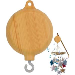 Janurium Carillon rotante per bebè - Il motore della culla mobile riproduce 35 brani | Giostrina musicale per culla per bambini Giostrina musicale per campana a per picnic