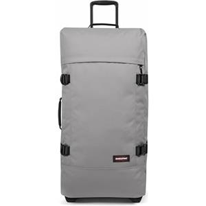 Eastpak Tranverz L Valigia Grande 121L (79 x 40 x 33 cm), trolley viaggio con ruote, bagaglio resistente e capiente, doppio scomparto, manico telescopico e TSA lock - PEBBLE GREY