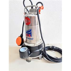 PEDROLLO Elettropompa Sommergibile VXm 10/35 - 1 CV, per Acque Luride, Capacità 400 l/min, Prevalenza 11 m