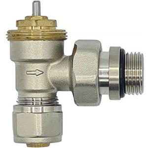 Goshe Angolato 1/2 Inch BSP x PEX 16mm Valvola Termostatica Regolazione Temperatura
