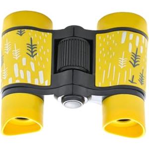 AMSLSIU 4X Binocolo per bambini Campeggio Scouting Escursionismo Viaggio Anti-skid Zoomable Plastic Telescope Outdoor Equipment