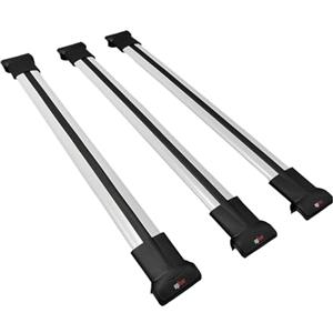 RE&AR Tuning Compatibile con Fiat Talento 2016-2021 FLY Model Barre Tetto Portapacchi Auto Barre Portatutto Grigo Alluminio 3 Barre