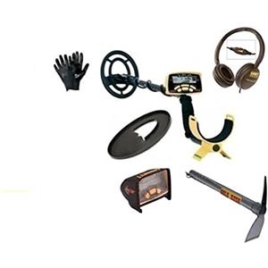 My Brand Maxxistore - Garrett ACE 300i metal detector + cuffie +piastra + piccozza acciaio + guanti